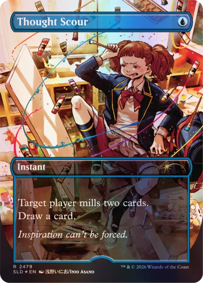 MTG Secret Lair 魔法学院青春白書return to〜 foil Mahō Gakuin Seishun Hakusho — 魔法学院青春白書 Foil Edition