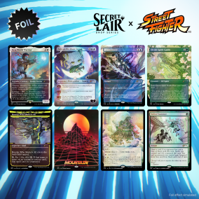 MTG secret lair 溜め込み屋のアウフ 4枚セット FOIL Foil】(1077)□ボーダーレス□《溜め込み屋のアウフ/Collector