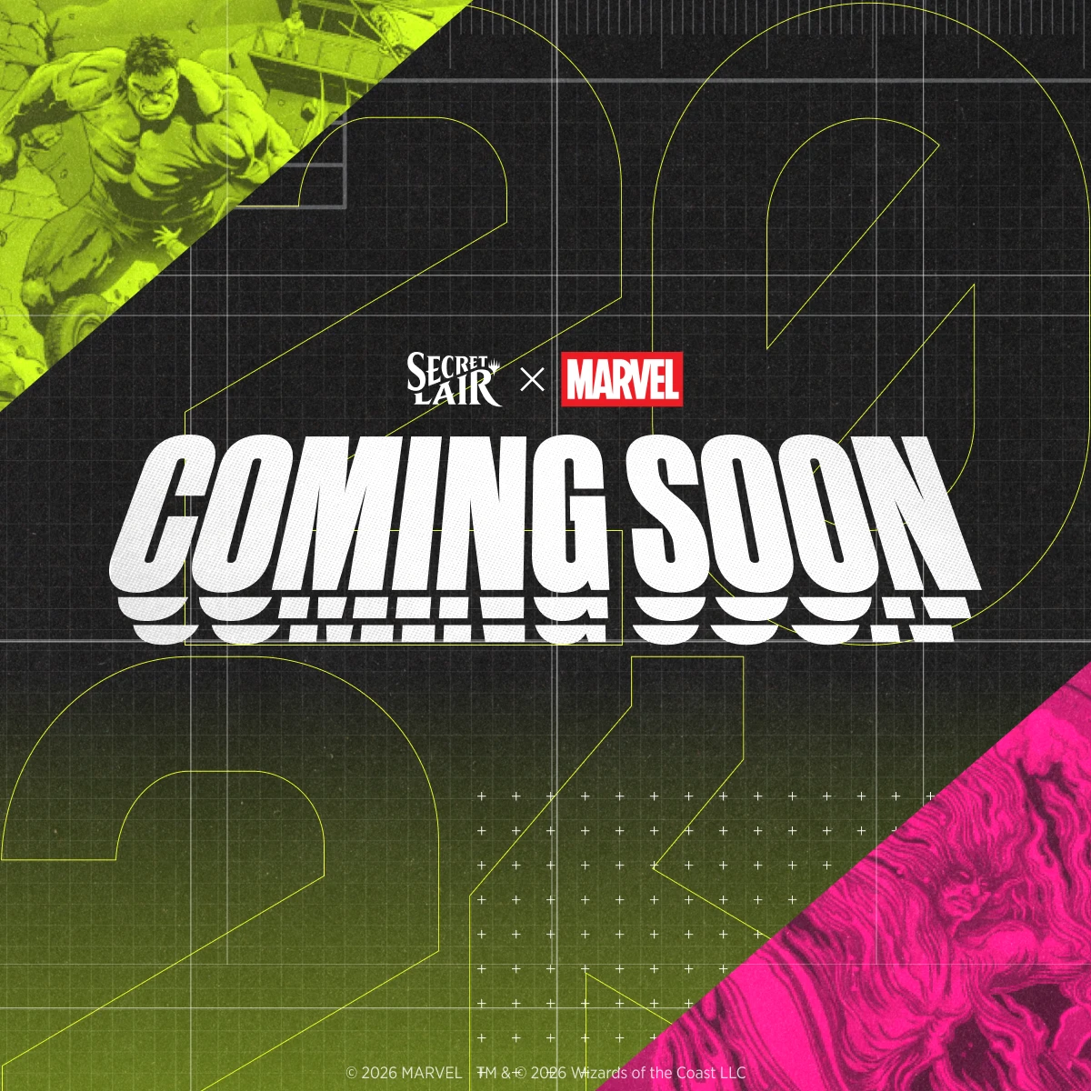 Secret Lair Countdown Kit: Marvel's History of Heroes