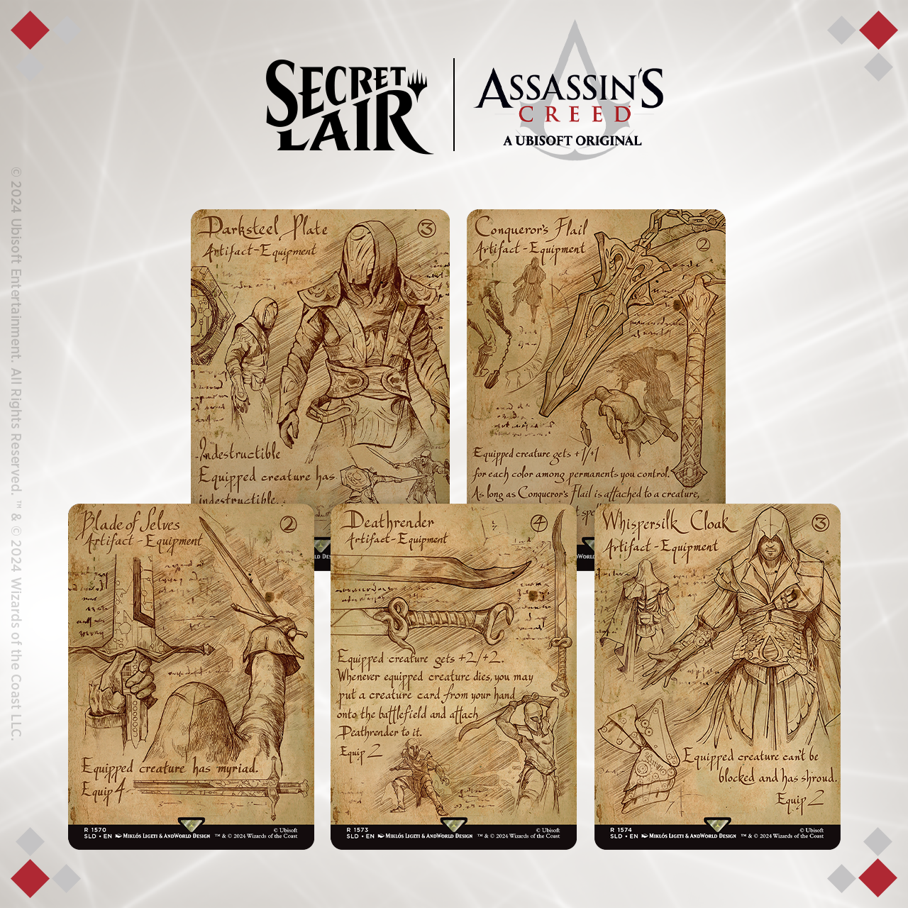 Secret Lair x Assassin’s Creed: Da Vinci’s Designs
