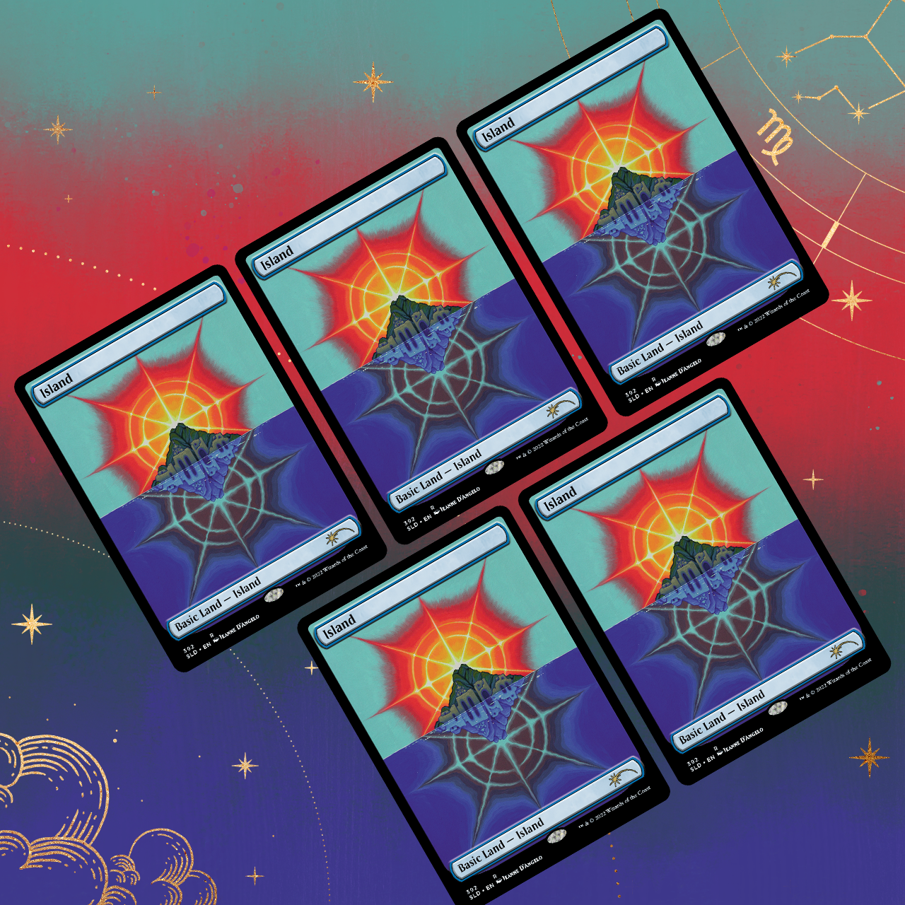 Secret Lair The Astrology Lands セット売り The Astrology Lands: Leo Foil Bundle | Secret Lair