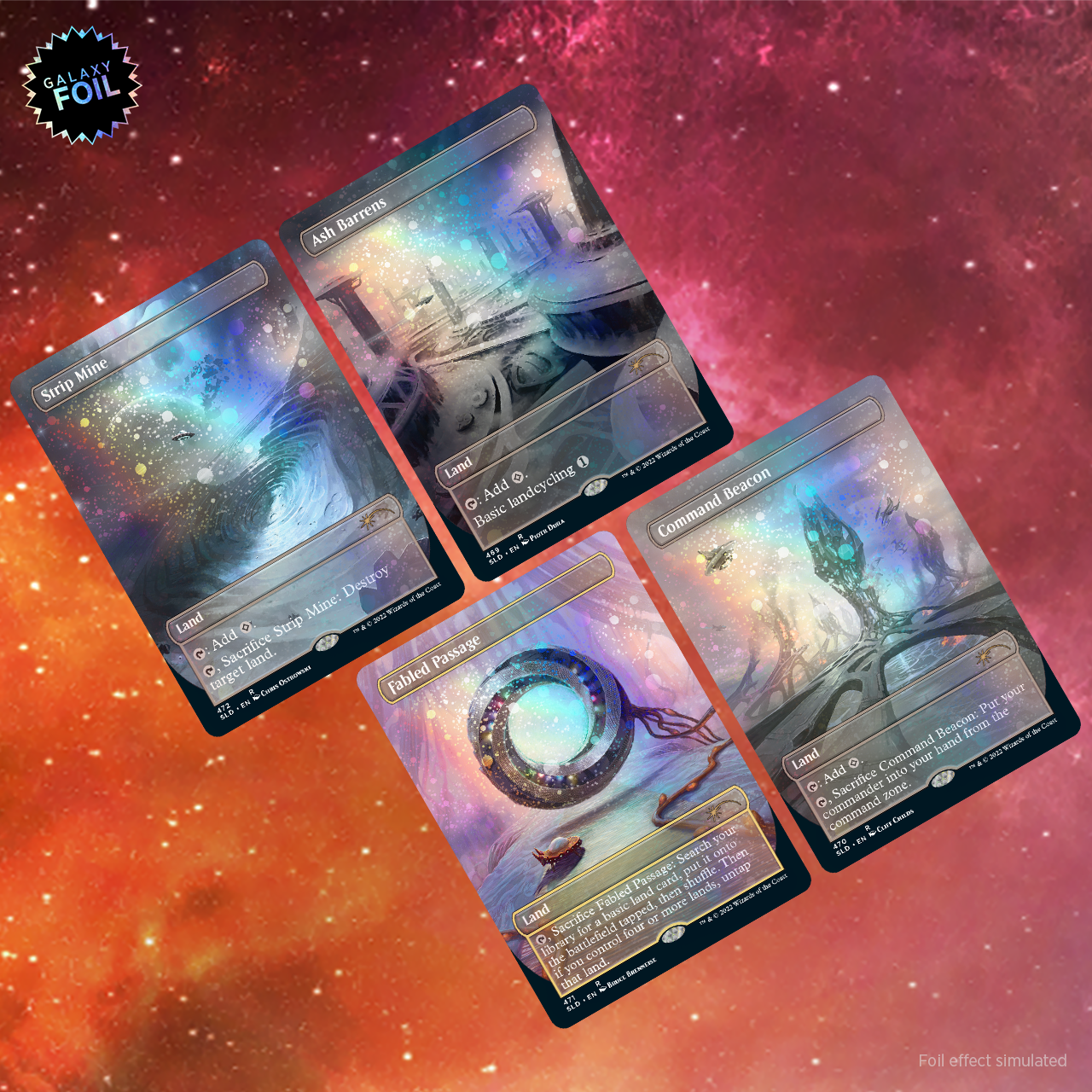 MTG Totally Spaced Out Galaxy Foil 英語版 Totally Spaced Out Galaxy Foil Edition | Secret Lair
