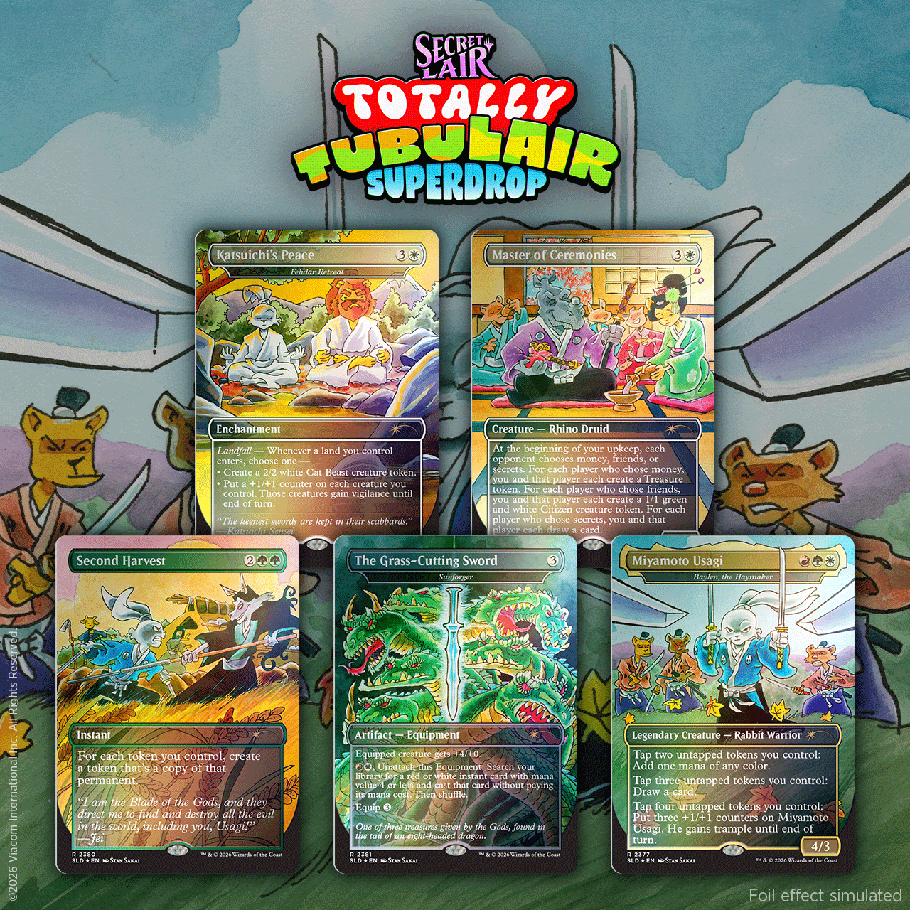 Featuring: Stan Sakai Foil Edition | Secret Lair