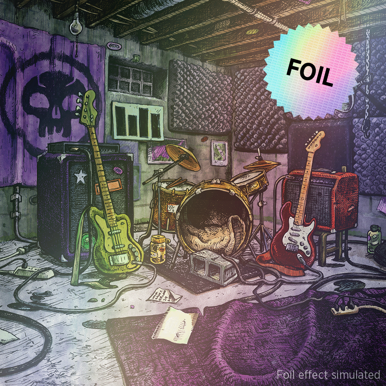 マジック：ザ・ギャザリング MTG KEXP Where the Music Matters Foil MTG Secret Lair x KEXP: Where the Music Matters ~ Rainbow