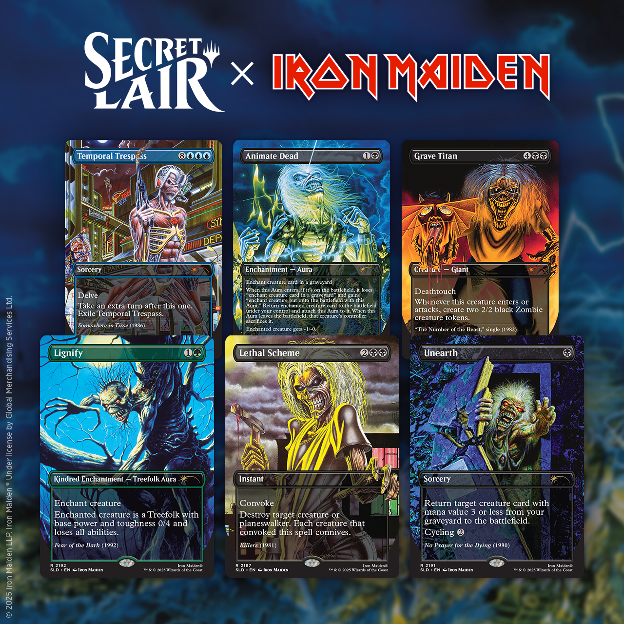 マジックザギャザリングSecret Lair x Iron Maiden Secret Lair x Iron Maiden: Eddie Unchained​ | Secret Lair