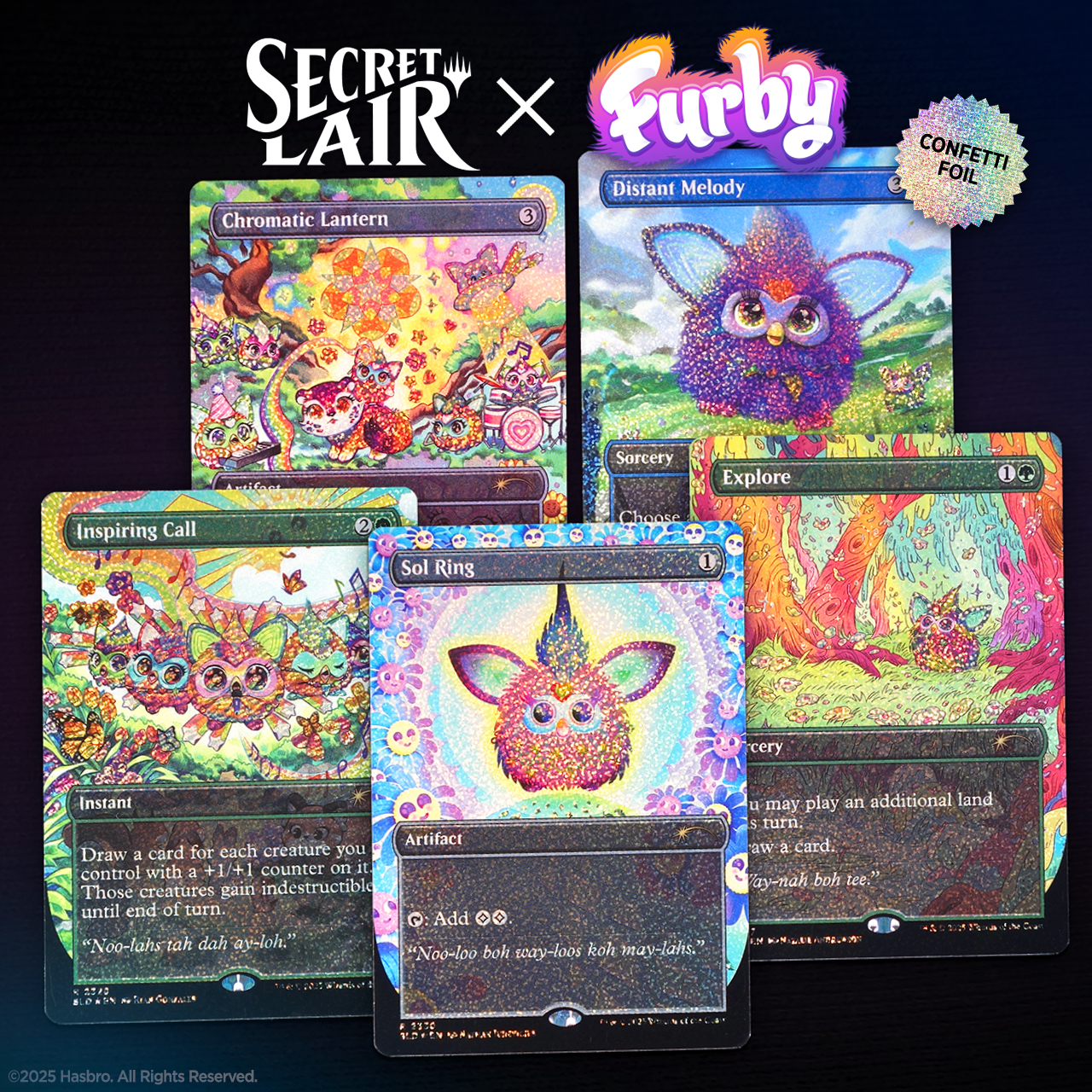 Secret Lair x Furby: Doo-ay Noo-lah Confetti Foil Edition