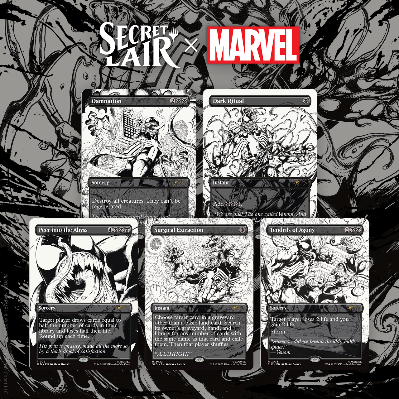 Secret Lair x Marvel's Spider-Man: Venom Unleashed (Inks) | Secret