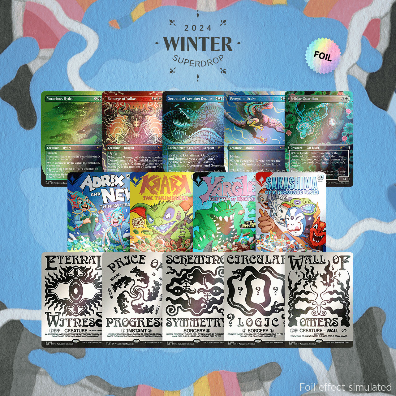 Beastly Breakfast Omens Bundle Foil Edition | Secret Lair