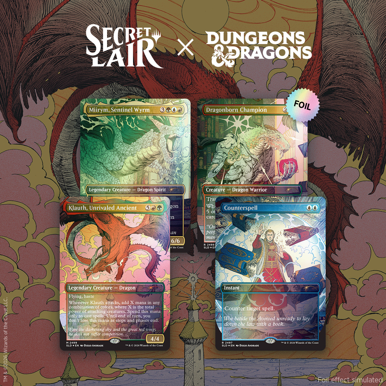 Secret Lair x Dungeons & Dragons®: Whispers in Candlekeep Foil
