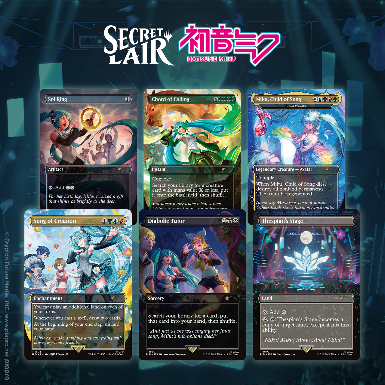 Secret Lair X Hatsune Miku Digital Sensation En Secret Lair