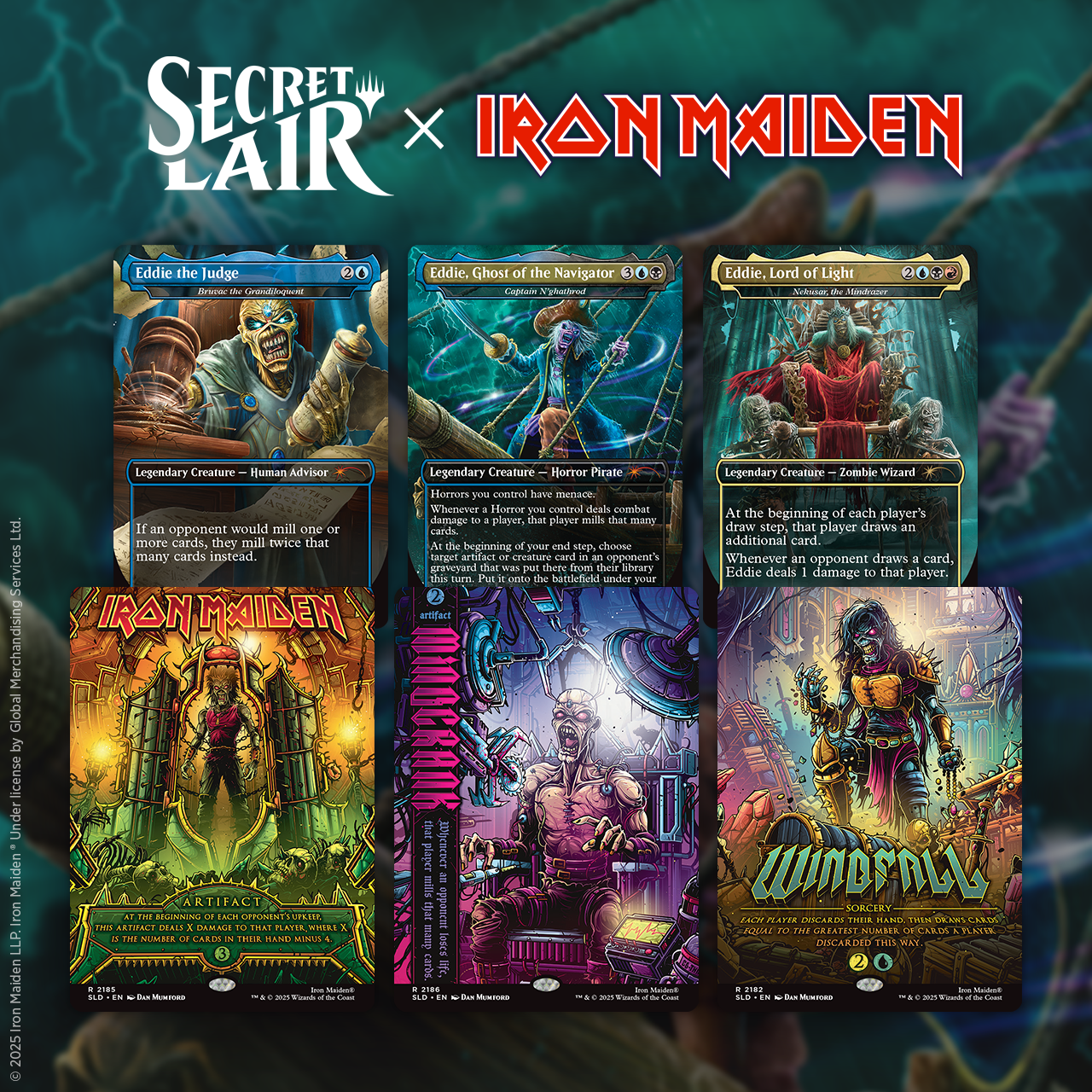 Secret Lair x Iron Maiden: Eddie Unchained​ | Secret Lair