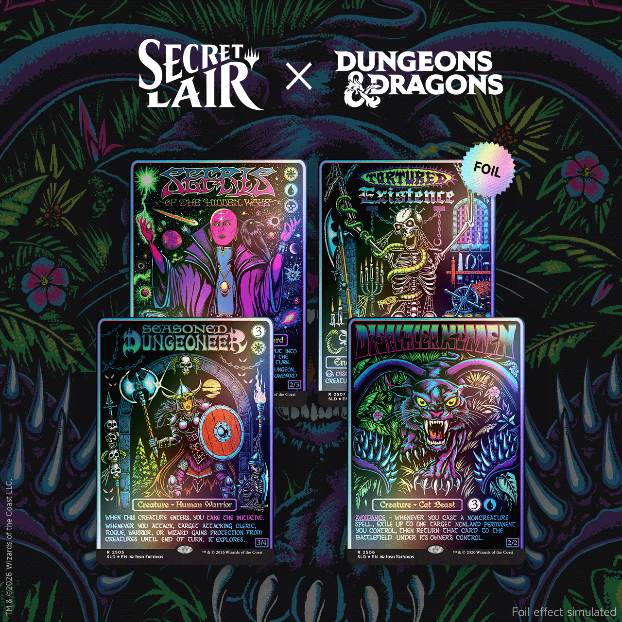Secret Lair x Dungeons & Dragons®: Black Lights & Dark Dungeons