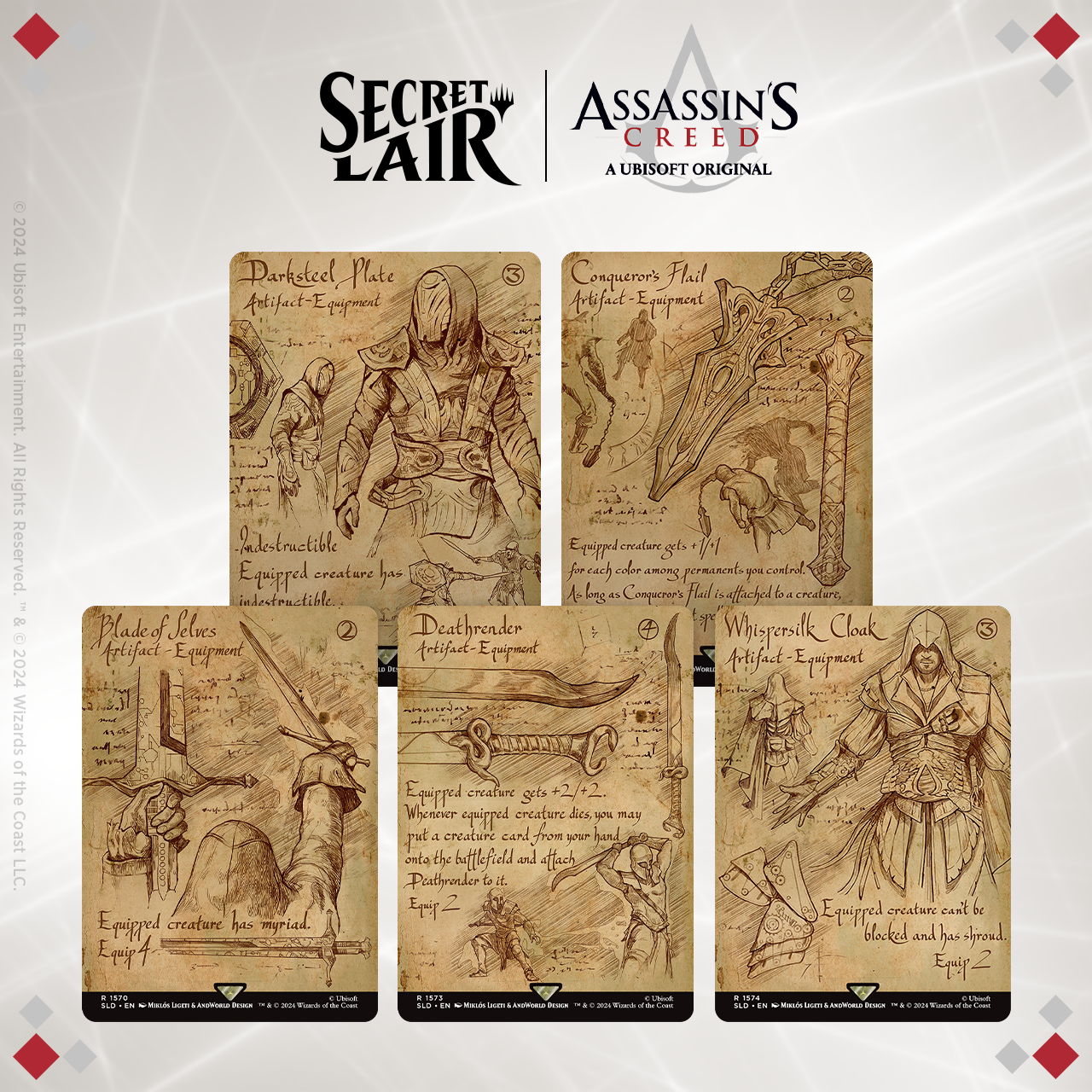 Secret Lair x Assassin's Creed: Da Vinci's Designs | Secret Lair