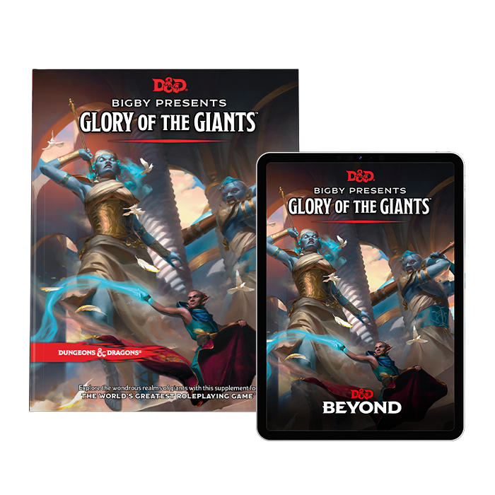Livre D&D : Bigby Présente La Gloire Des Géants - Couverture Alternative, Neuf