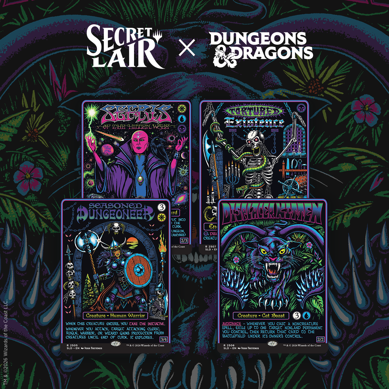 Secret Lair x Dungeons & Dragons®: Black Lights & Dark Dungeons