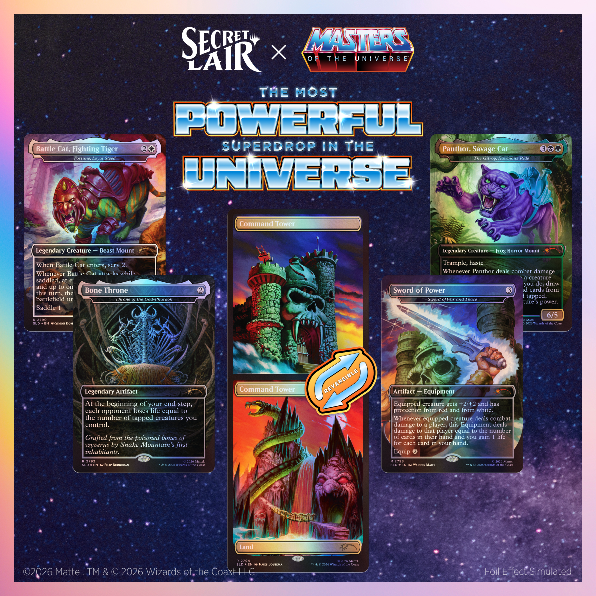 Secret Lair x Masters of the Universe™: Sold Separately Foil
