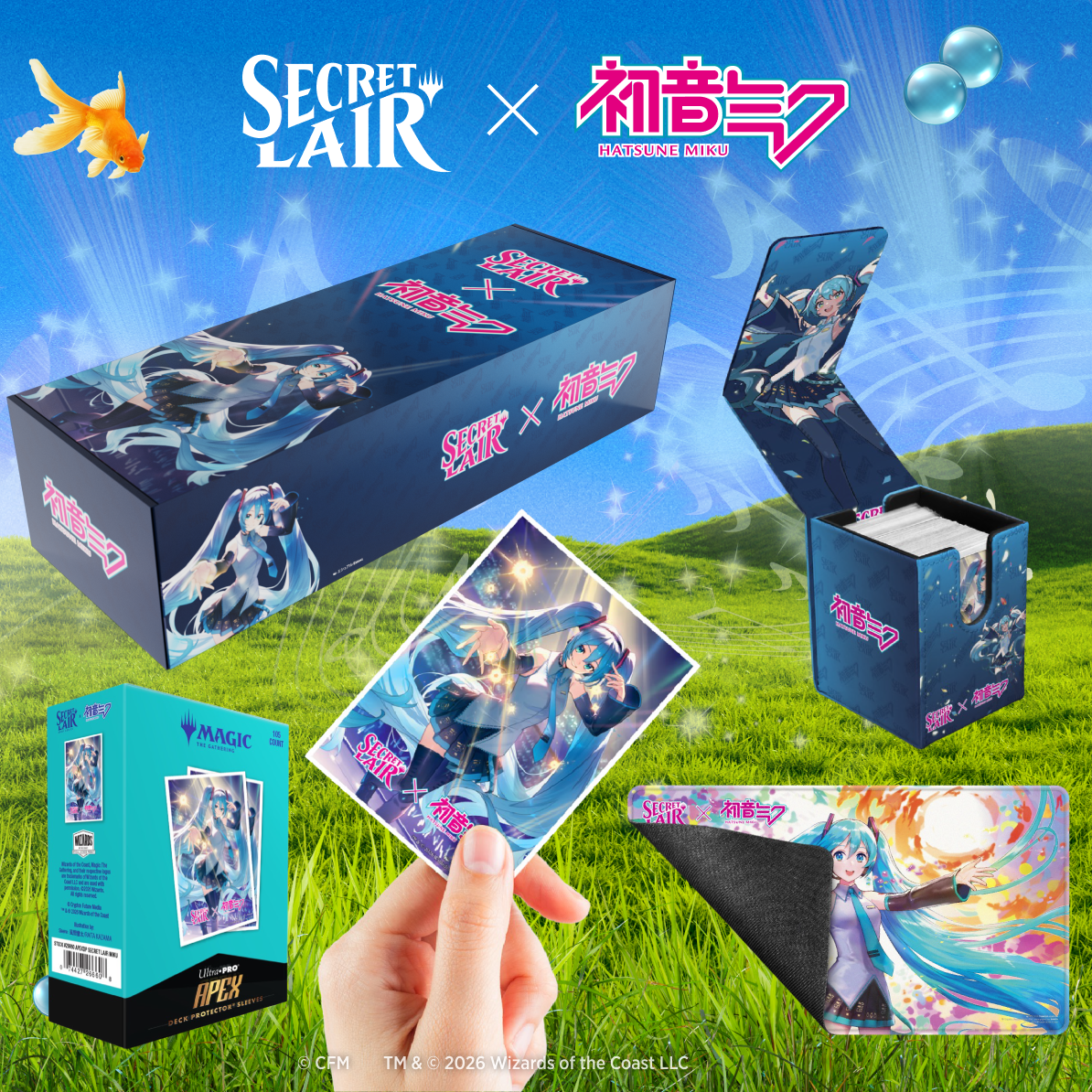 MTG Secret Lair x Hatsune 外箱開封品 Miku Fan Merch | Secret Lair