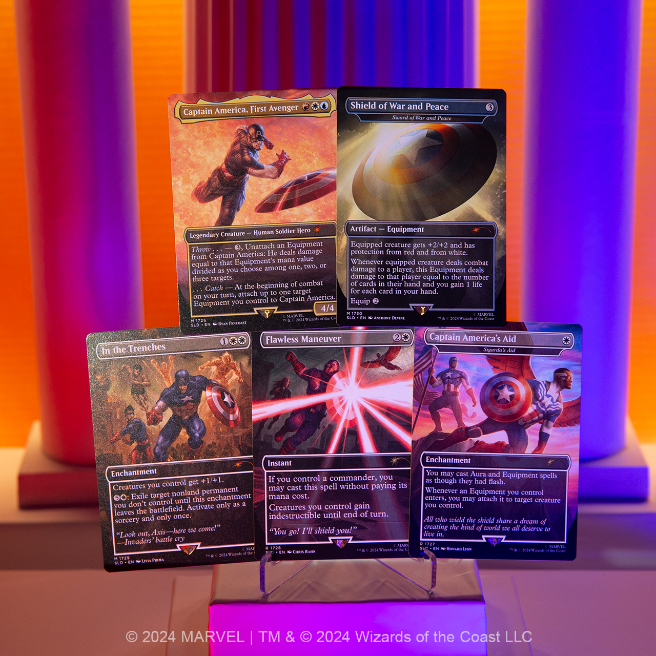 MTG SL マーベル 未開封 Captain America foil Captain America ✨ FOIL ✨ MTG Secret Lair x Marvel Magic