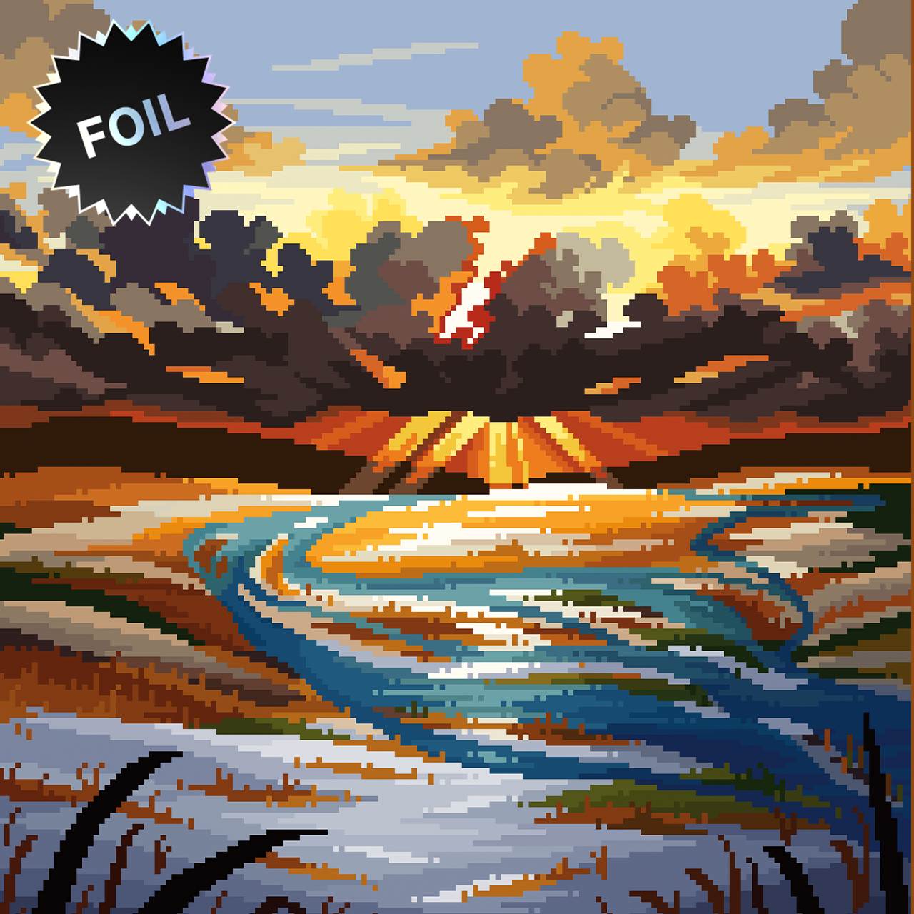 PixelSnowLands.jpg Foil Edition