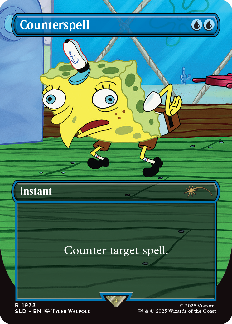 MTG Secret Lair x SpongeBob SquarePants: Internet Sensation