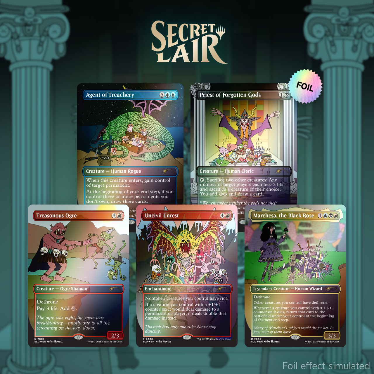 新たなSecret Lair製品が多数公開。スペシャルゲストとして新川