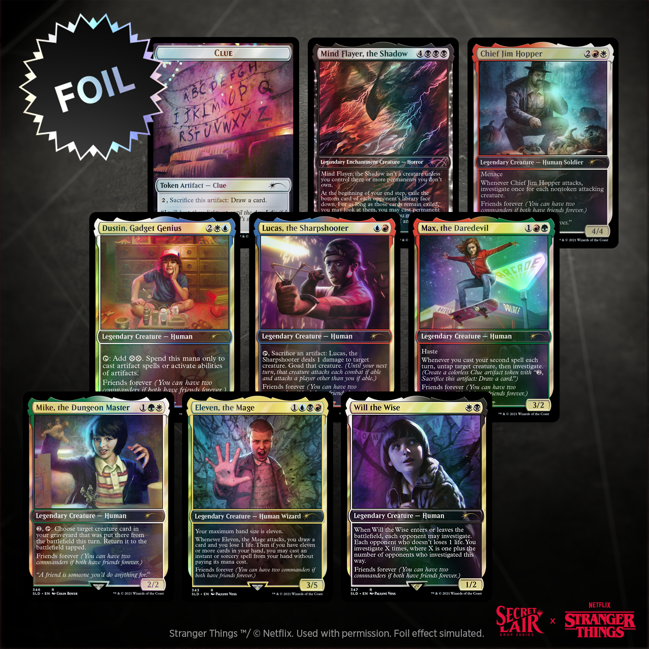 MTG【Foil】Secret Lair x Stranger Things Magic the Gathering: Secret Lair x Stranger Things Foil Edition