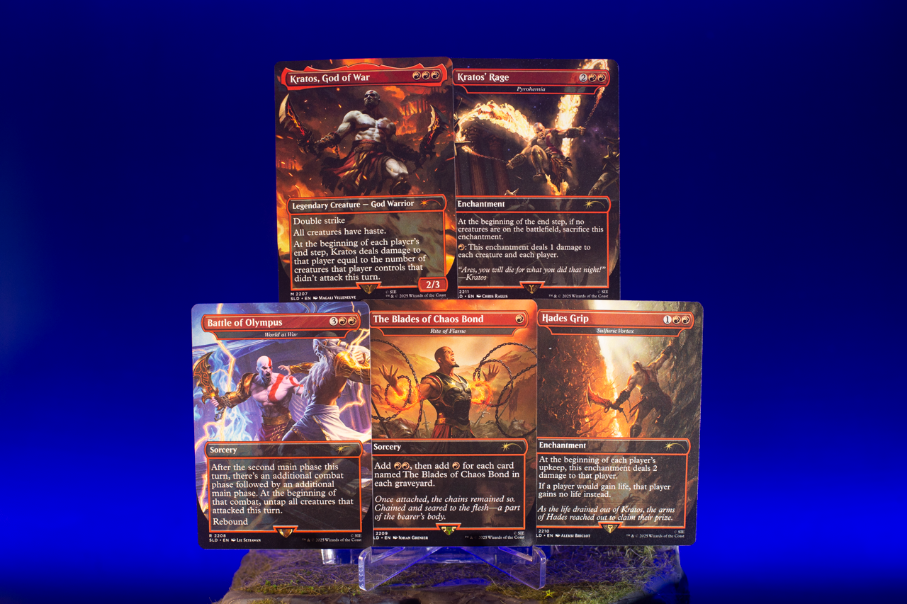 マジック：ザ・ギャザリング MTG secret lair God of War: Greek foil Secret Lair x God of War: Greek Foil Edition | Secret Lair