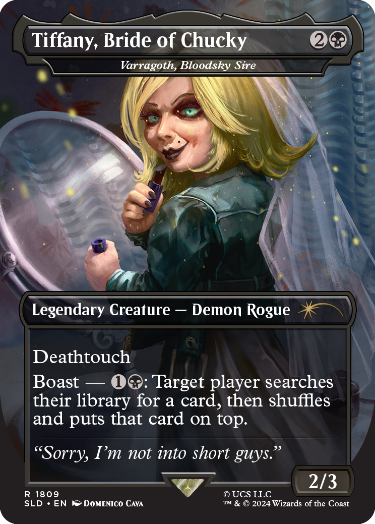 MTG SLD secret lair CHUCKY チャッキー foil Amazon.com: Magic the Gathering Secret Lair x Chucky Foil