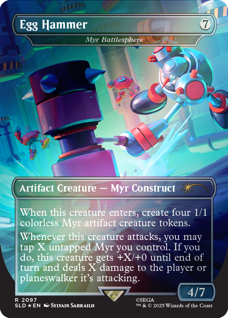 MTG sonic Turbo Gear Foil Edition 7枚セット Secret Lair x Sonic: Turbo Gear Foil Edition | Secret Lair