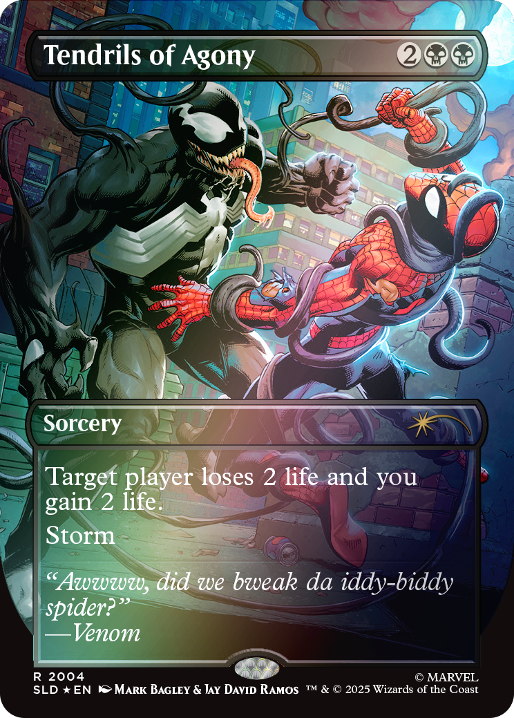SecretLair Venom Unleashed(Colors)Foil×2 Secret Lair x Marvel's Spider-Man: Venom Unleashed (Colors) Foil