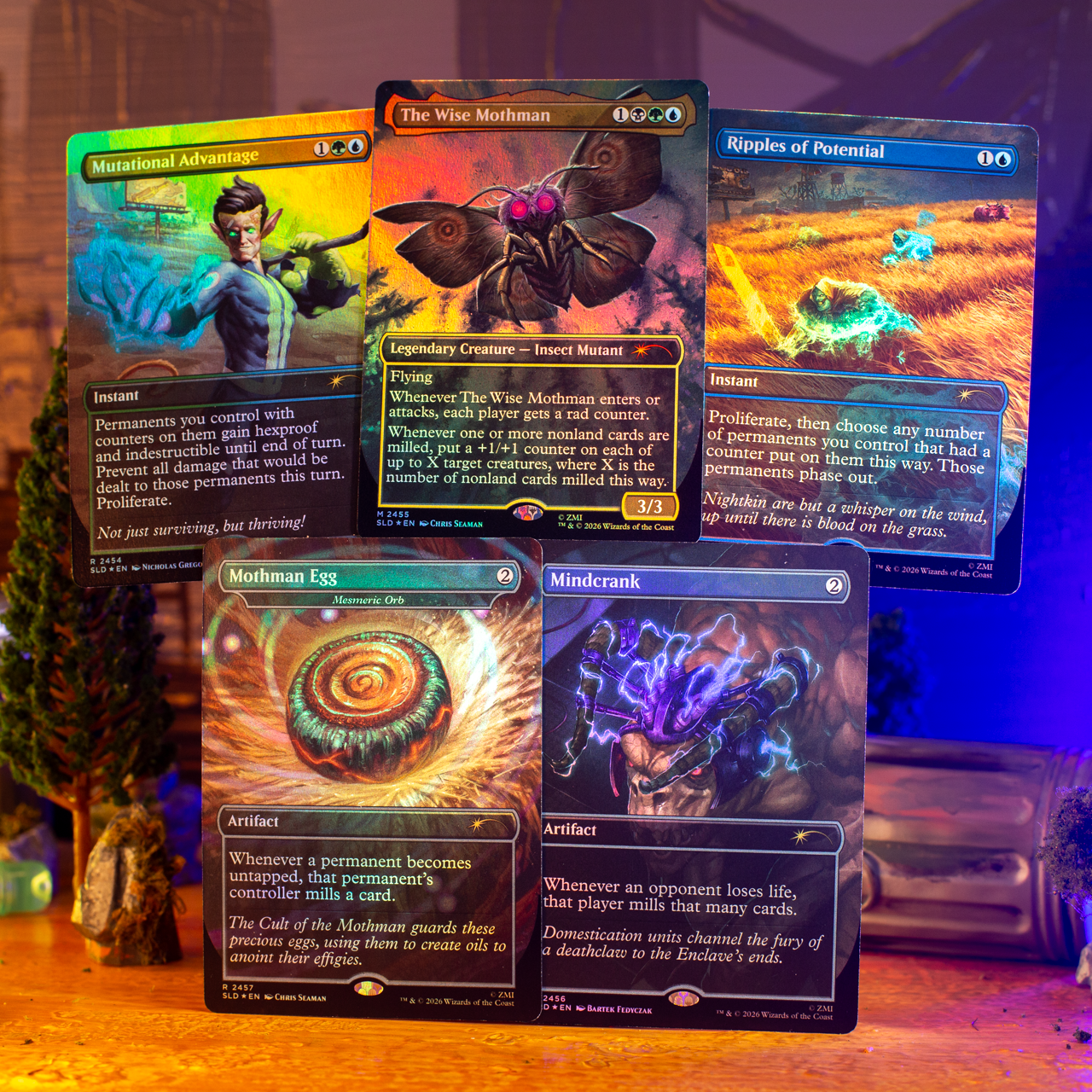 mtg Secret Lair Fallout Rad ×2 foil Secret Lair x Fallout®: Rad Foil Edition​ | Secret Lair