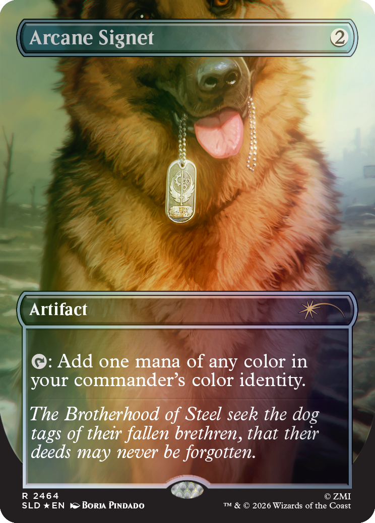 マジック：ザ・ギャザリング MTG Greet the Dog Foil Edition Secret Lair x Fallout®: Greet the Dog Foil Edition​ | Secret Lair