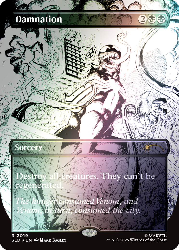 Secret Lair x Marvel's Spider-Man: Venom Unleashed (Inks) Foil