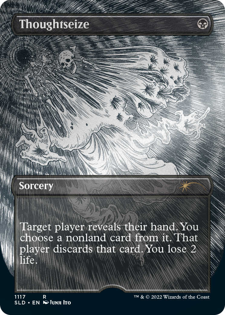 美品】 潤二 伊藤 MTG Secret 英語 Etched Foil Lair マジック：ザ