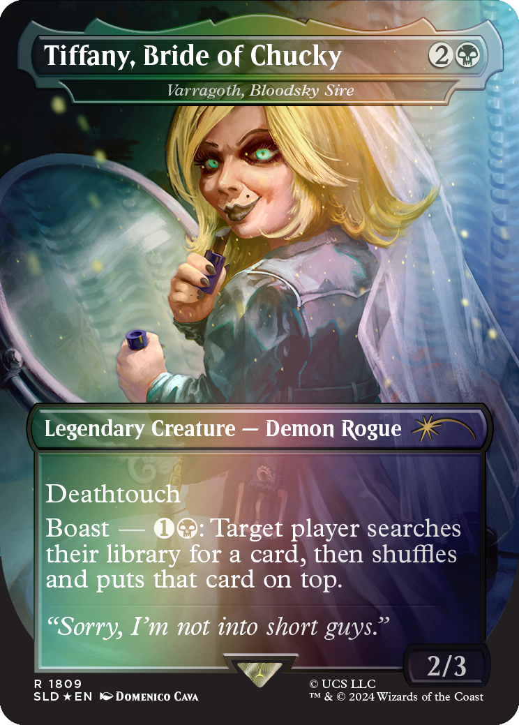 MTG SLD secret lair CHUCKY チャッキー foil Magic the Gathering Secret Lair x Chucky Foil Edition