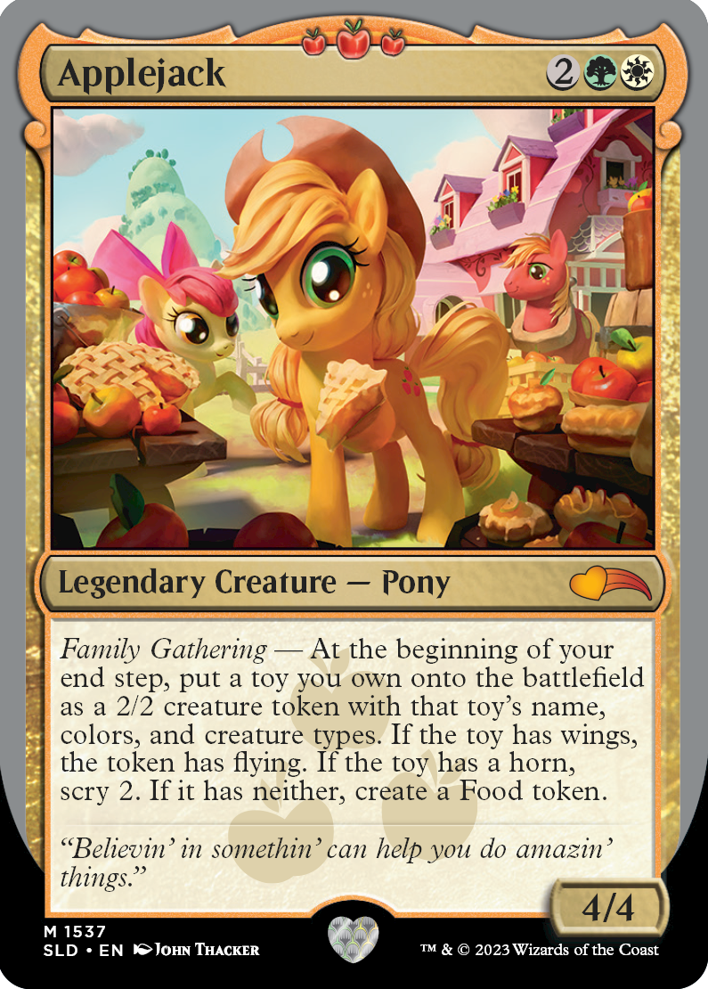 Ponies: The Galloping　マイリトルポニー×MTGコラボザギャザリングのコラボ商品です