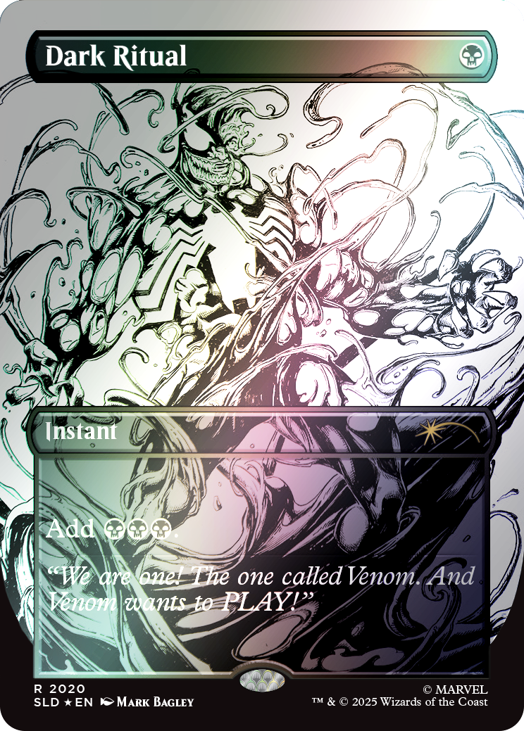 Secret Lair x Marvel's Spider-Man: Venom Unleashed (Inks) Foil