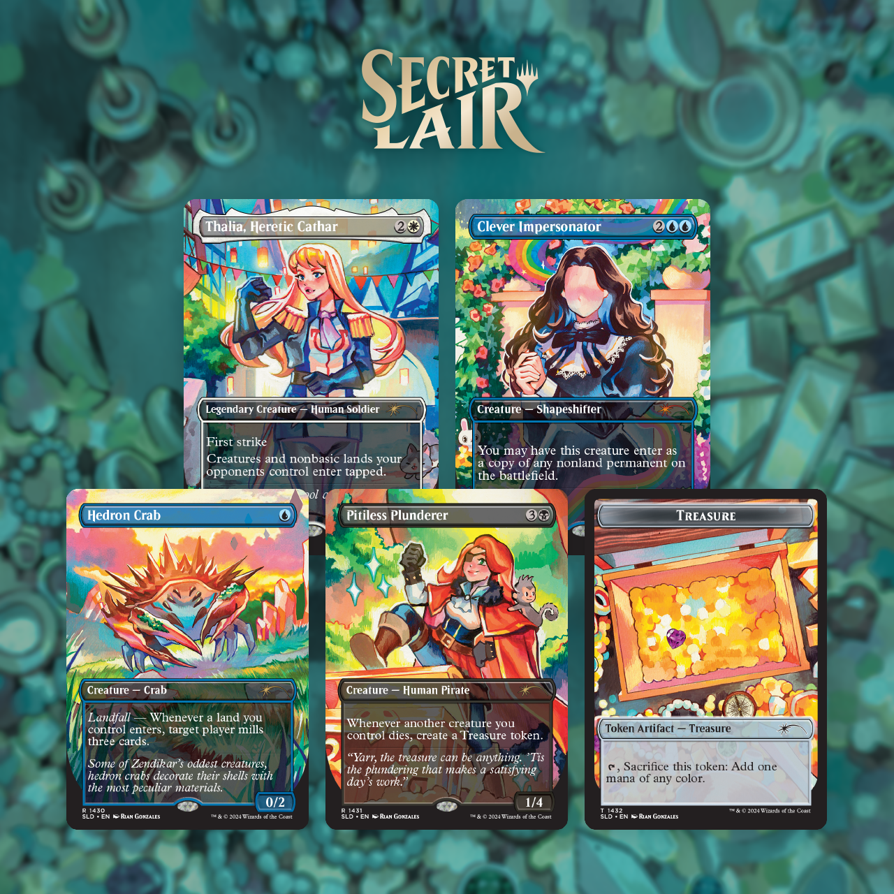 マジック：ザ・ギャザリング Pick'em And Stick'em Secret Lair FOIL Magic the Gathering (MTG) Secret Lair - Pick 'em & Stick 'em Non