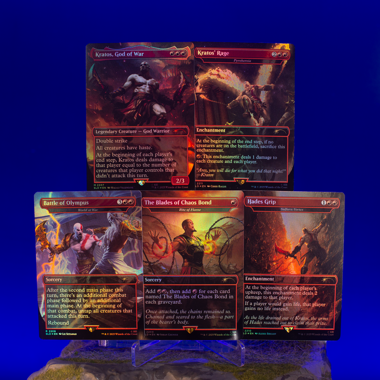マジック：ザ・ギャザリング MTG secret lair God of War: Greek foil Secret Lair x God of War: Greek Foil Edition | Secret Lair