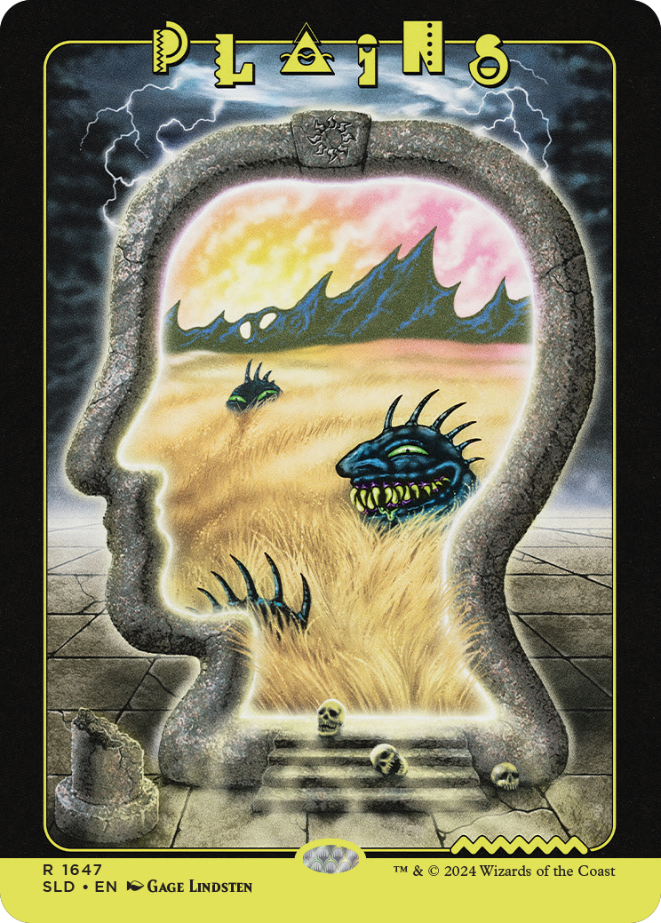 Amazon.com: MTG Secret Lair: Secret LAIR X Brain Dead: Lands