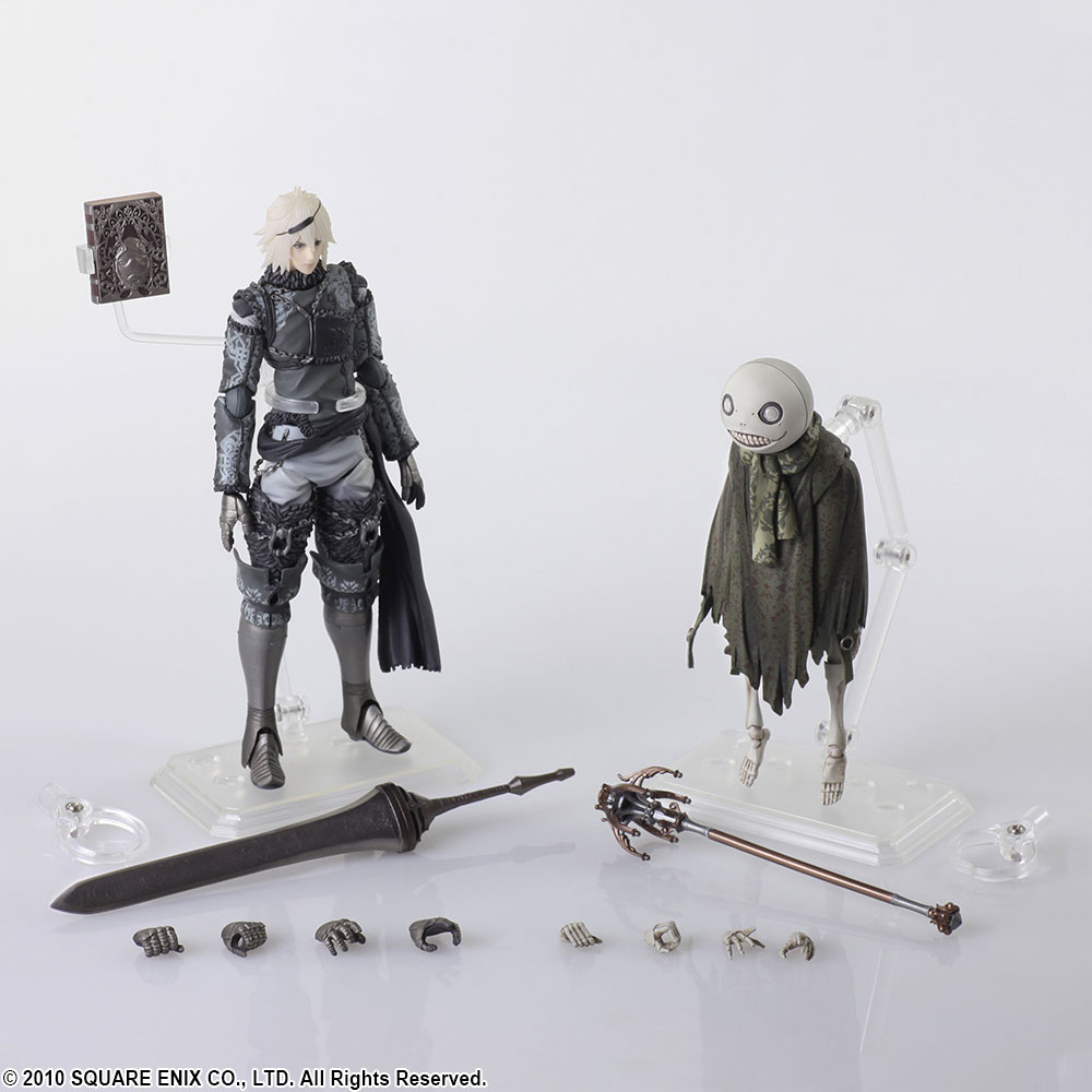 Official Square Enix Nier Automata Replicant Nier and Emil Bring Arts Figure set