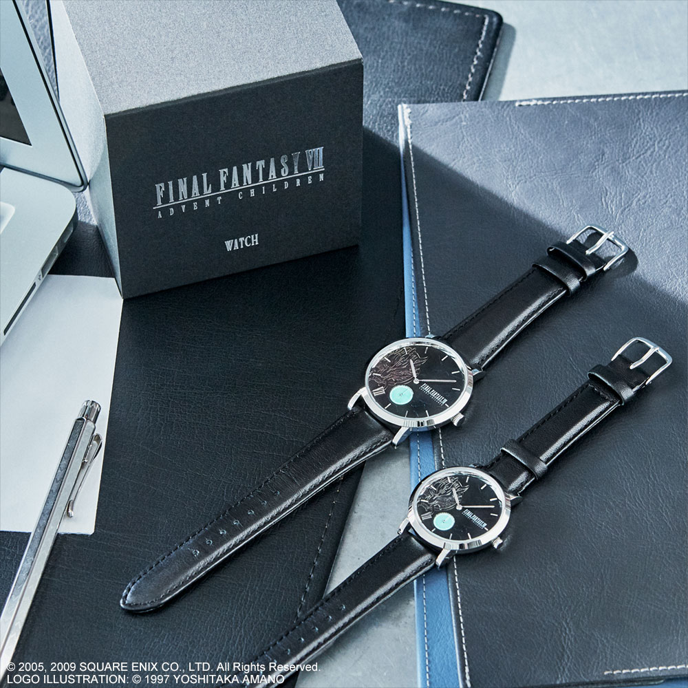 日本製・綿100% ファイナルファンタジーVII アドベントチルドレン 腕時計 34mm リミテッド
