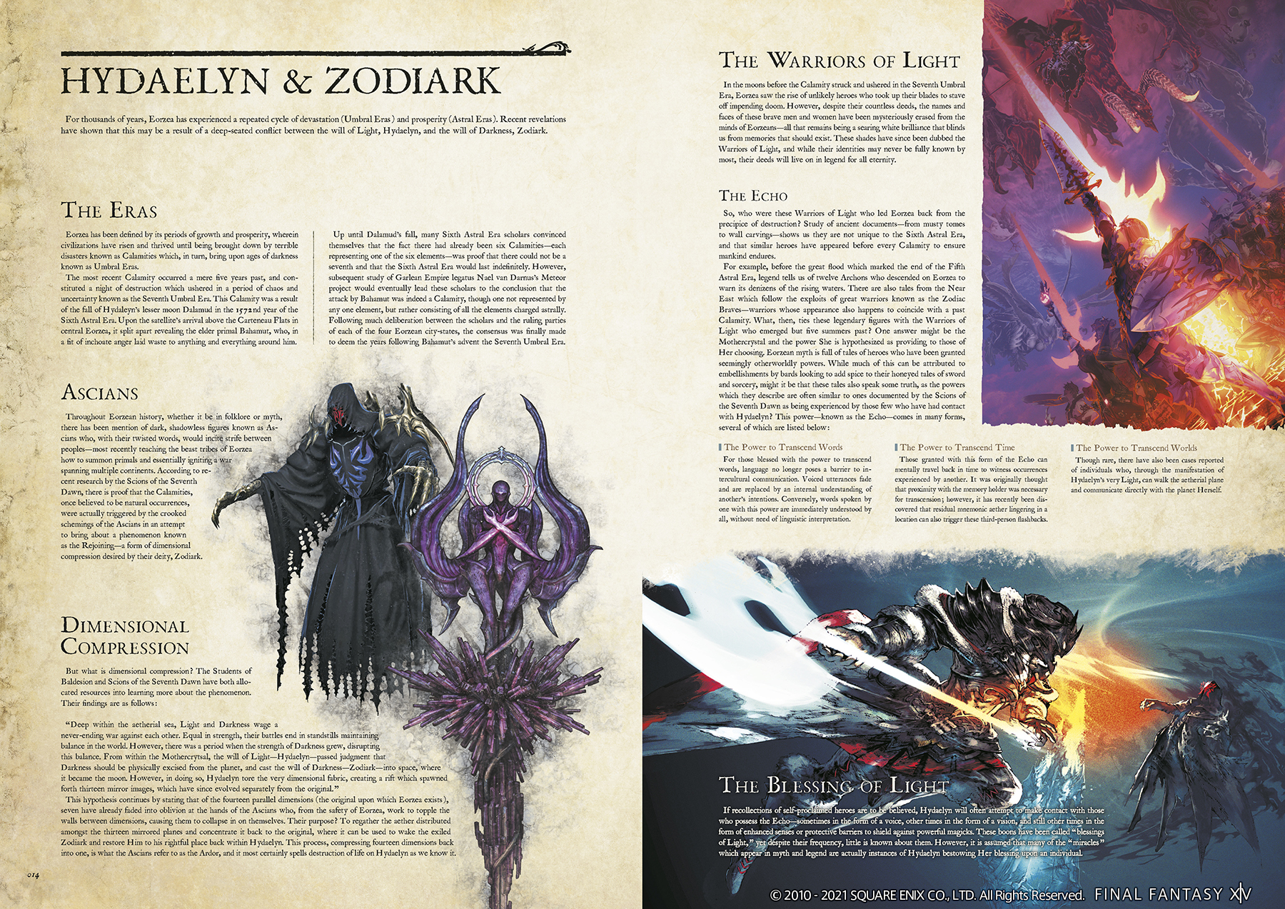 Encyclopaedia Eorzea The World of Final Fantasy XIV Vol I II 1 2 FF14 ENGLISH 