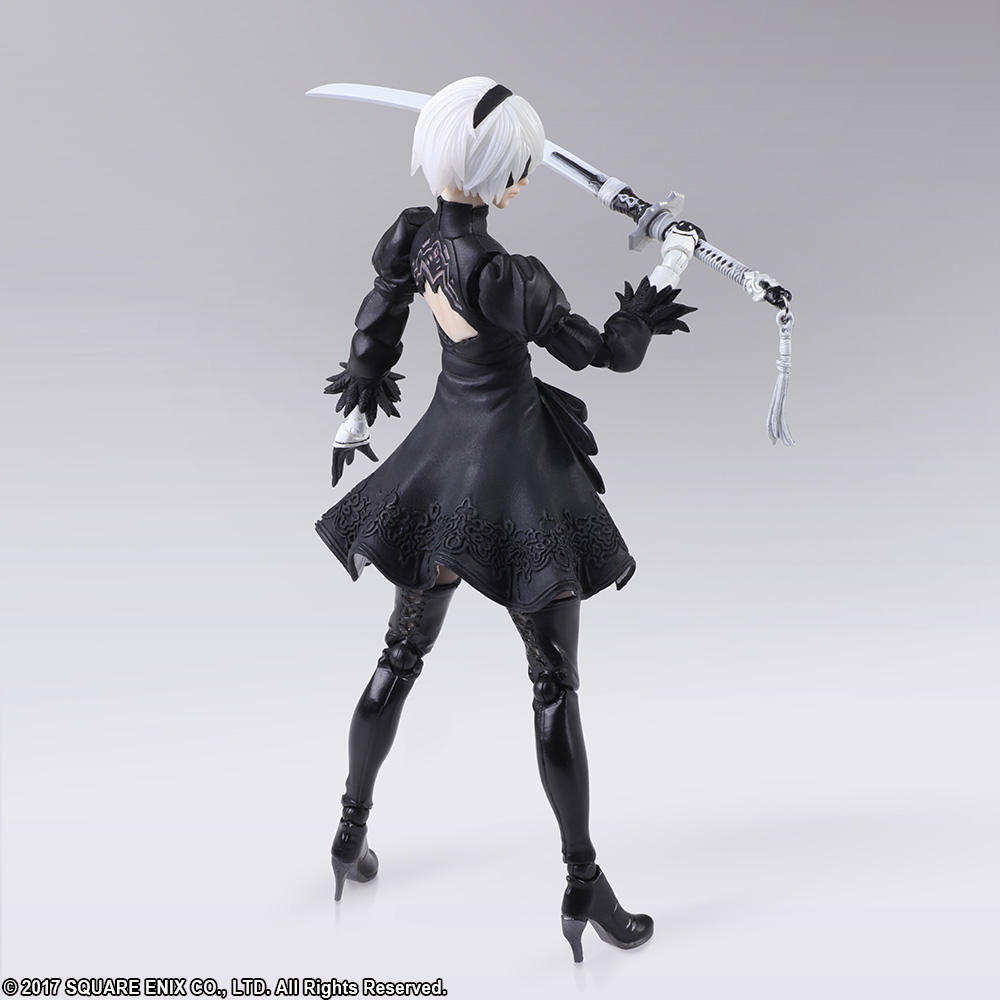 Details about   6" NieR:Automata 2B Action Figure Bring Arts YoRHa No.2 Type B Model Toy No Box 