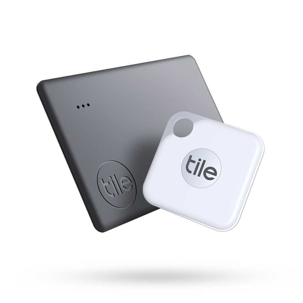 4 Pack Bluetooth Item Finder Set 4 Pack Tile Pro Works with Alexa and Google Smart Home 2020 Slim Combo Black/White & Mate Bluetooth Item Finder 2020 2 Mates, 2 Slims