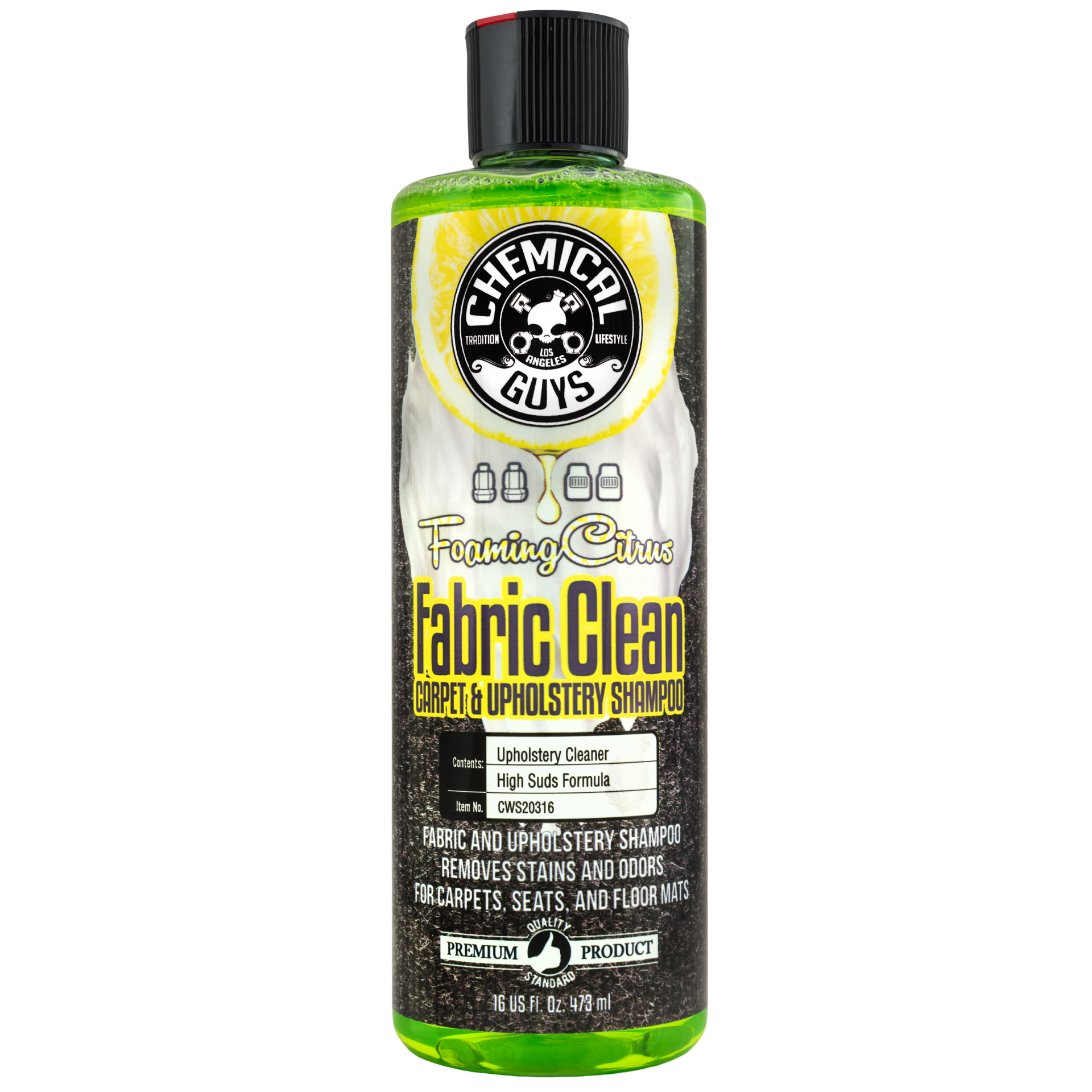 Foaming Citrus Fabric Clean Chemical Guys Store