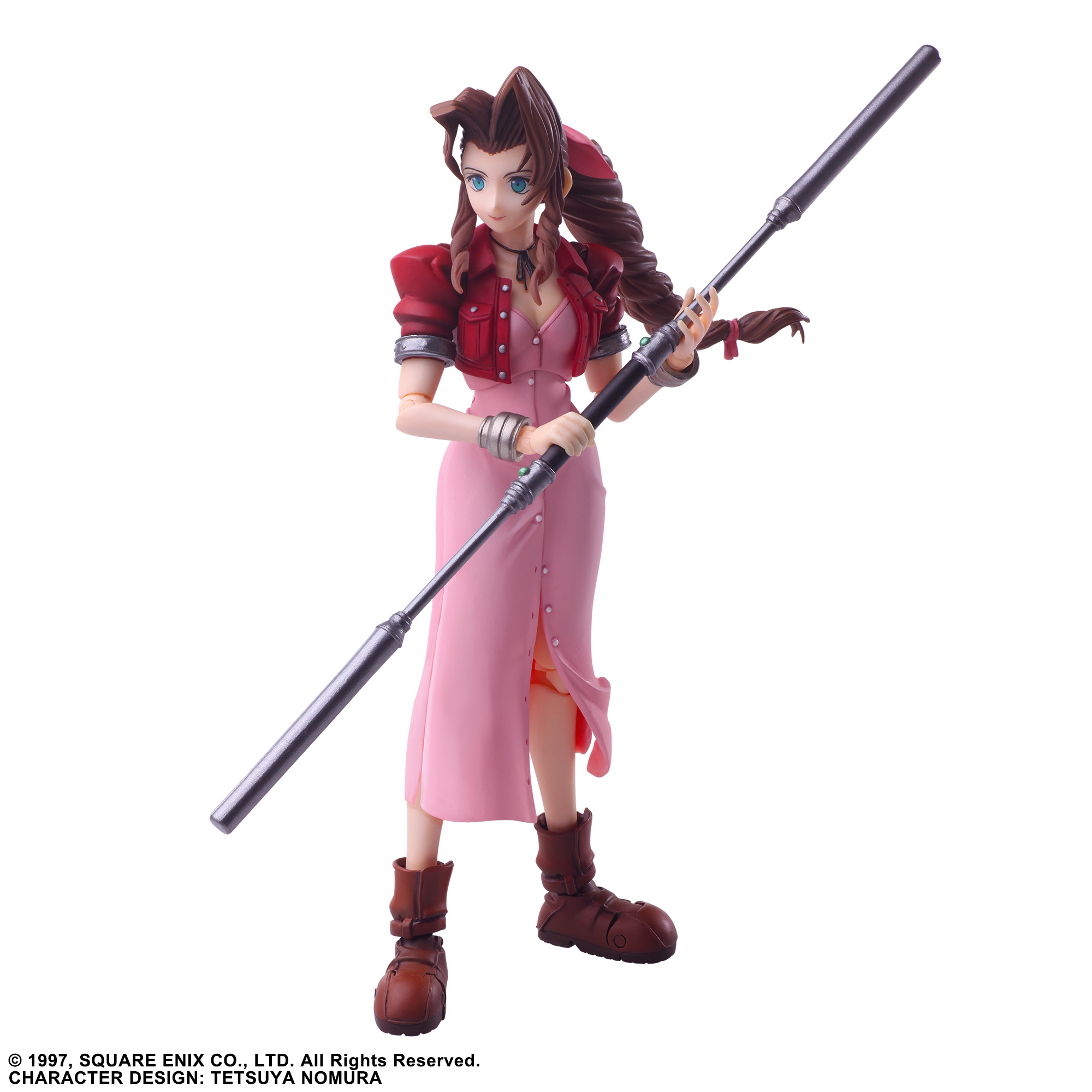 FINAL FANTASY VII BRING ARTS ACTION FIGURE AERITH GAINSBOROUGH DIGITAL ...