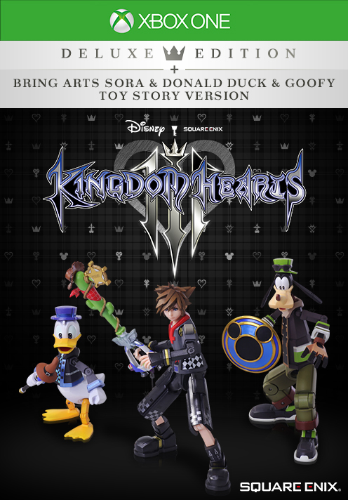 kingdom hearts 3 difference between deluxe and standard editions