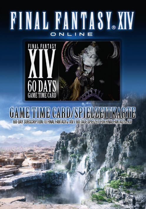 final fantasy xiv online 60 day time card