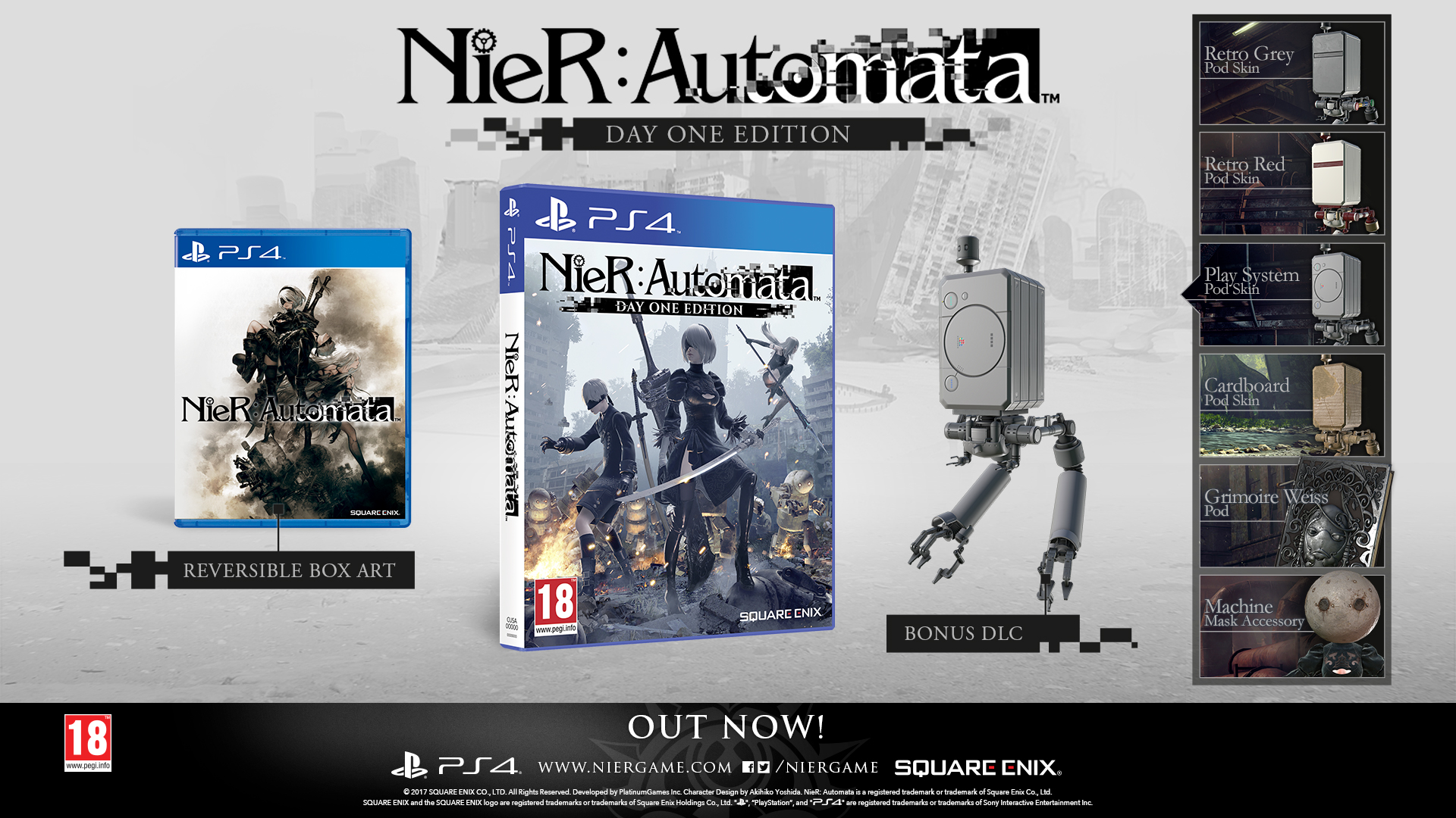 Nier Automata Day One Edition Ps4 Square Enix Store